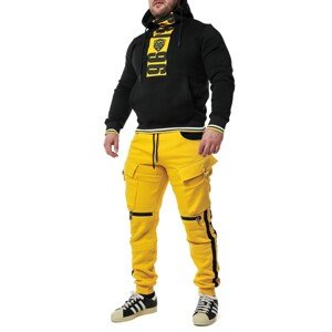 Pánske tepláky CIPO & BAXX CR125 YELLOW Farba: Žltá, Konfekčná veľkosť: XL