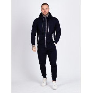 Pánska tepláková súprava CIPO & BAXX CLR151 NAVY BLUE Farba: Modrá, Konfekčná veľkosť: XXL