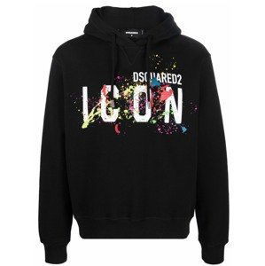 DSQUARED2 Icon Splatted mikina Veľkosť: L