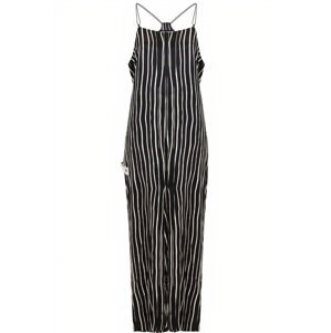 #VDR Striped B&W šaty Veľkosť: L