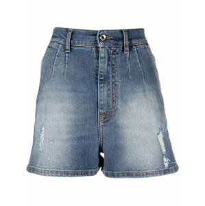 DOLCE & GABBANA Distressed Blue kraťasy Veľkosť: M