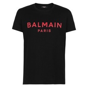BALMAIN Paris Logo Black tričko Veľkosť: XXL