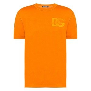 DOLCE & GABBANA Embroidered Orange tričko Veľkosť: XL