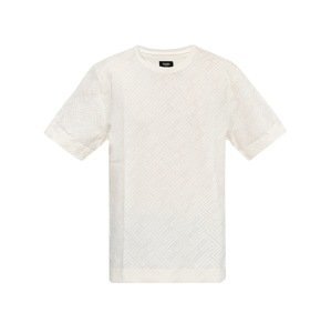FENDI Rubber Beige tričko Veľkosť: XL