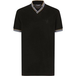 DOLCE & GABBANA Logo polo tričko Veľkosť: M