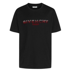 GIVENCHY Flocked Logo tričko Veľkosť: XL