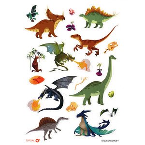 Samolepky Dino Topgal STICKERS 24054