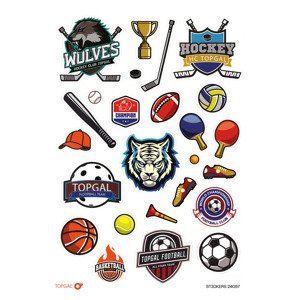 Samolepky Sports Topgal STICKERS 24057