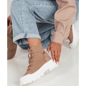 Khaki členkové textilné tenisky FRELLA ZY0473 Veľkosť: 37