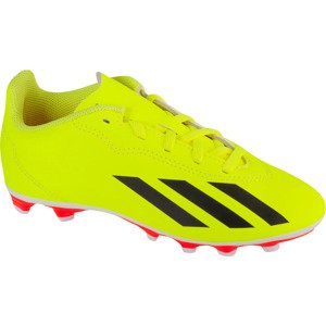 Limetkové chlapčenské kopačky Adidas X Crazyfast Club FXG IF0717 Veľkosť: 38 2/3