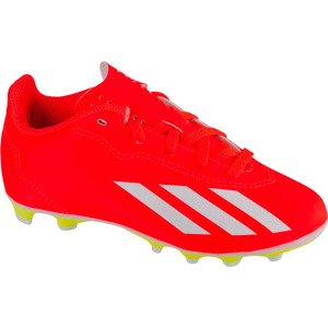Červené chlapčenské kopačky Adidas X Crazyfast Club FXG IF0720 Veľkosť: 37 1/3