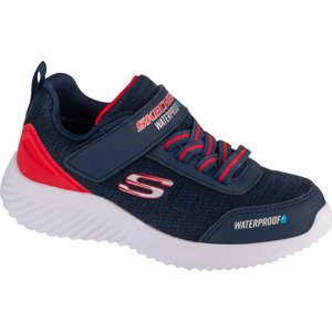 Tmavomodré chlapčenské tenisky Skechers Bounder-Dripper Drop 403739L-NVRD Veľkosť: 28