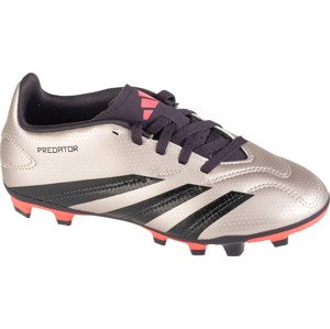 Strieborné chlapčenské kopačky adidas Predator Club Jr FxG IF6423 Veľkosť: 38 2/3
