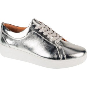 Strieborné dámske tenisky FitFlop Rally Sneakers X22-011 Veľkosť: 40