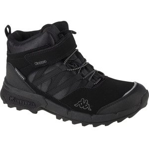 Čierne chlapčenské topánky Kappa Thabo Tex T 260897T-1111 Veľkosť: 39