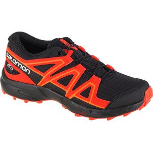 Čierno-oranžové športové tenisky Salomon Speedcross CSWP J 471234 Veľkosť: 36