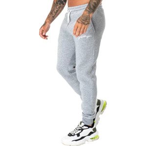 Sivé pánske tepláky Justhype Scribble Logo Joggers HYPSCRIB0010 Veľkosť: XL