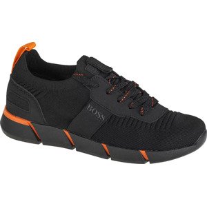 Čierne chlapčenské tenisky BOSS Trainers J29282-09B Veľkosť: 29