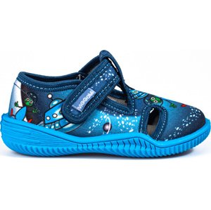 Šľapky pre chlapca Viggami space blue Jupiter JUPITER DRUK-N Veľkosť: 20