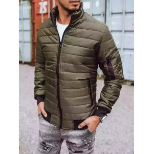 Khaki prešívaná prechodová bunda TX3408z Veľkosť: L