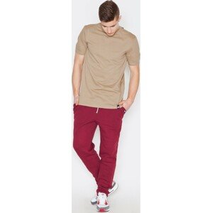 Bordové tepláky V011 Deep red Veľkosť: S