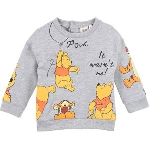 SIVÁ DOJČENSKÁ MIKINA WINNIE THE POOH Veľkosť: 74