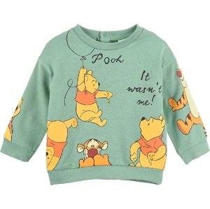 SVETLOZELENÁ DOJČENSKÁ MIKINA WINNIE THE POOH Veľkosť: 74