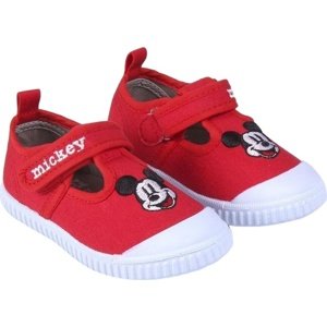 Červené prezuvky Mickey Disney Veľkosť: 22