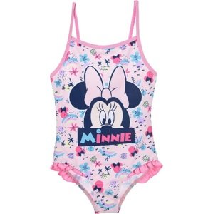 SVETLORUŽOVÉ JEDNODIELNE PLAVKY MINNIE MOUSE Veľkosť: 98