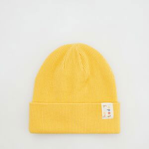 Reserved - Čiapka beanie s nášivkou - Žltá