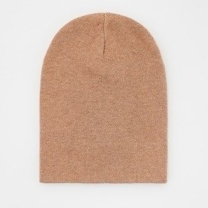 Reserved - Úpletová čiapka beanie - Hnědá