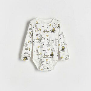 Reserved - Babies` body suit - Krémová