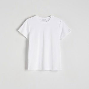 Reserved - Bavlnené tričko - Biela