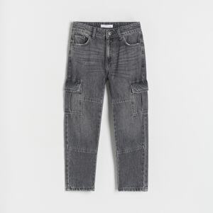 Reserved - Boys` jeans trousers - Svetlošedá