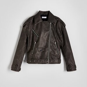 Reserved - Ladies` outer jacket & belt - Hnědá
