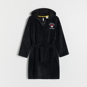 Reserved - Boys` dressing gown - Čierna