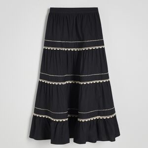 Reserved - Ladies` skirt - Čierna