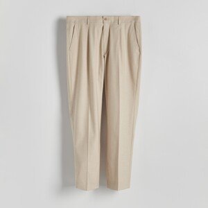 Reserved - Oblekové nohavice - Béžová