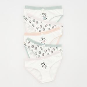 Reserved - Girls` briefs multi - Krémová