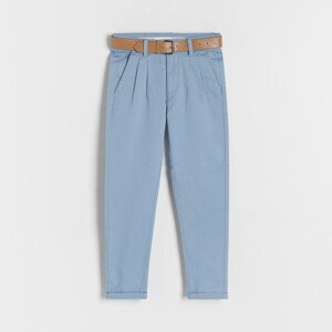 Reserved - Boys` trousers & belt - Modrá