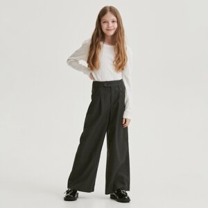 Reserved - Girls` trousers - Šedá