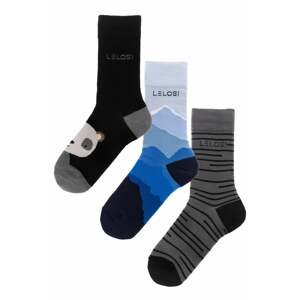 LELOSI Balenie 3 X ponožky (Squishy + Retro + Adventure) 35 - 38