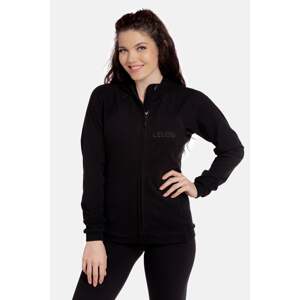 LELOSI Mikina so zipsom Black 2XL