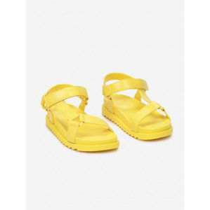 Pohodlné sandále v žltej farbe HM3199, Veľkosť 37