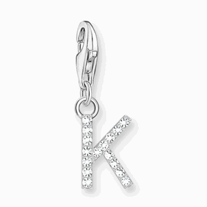 THOMAS SABO strieborný prívesok charm letter K silver 1950-051-14