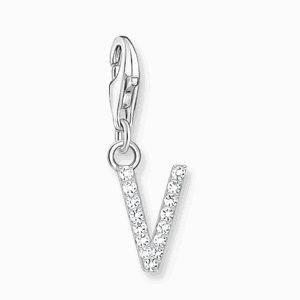 THOMAS SABO strieborný prívesok charm letter V silver 1959-051-14