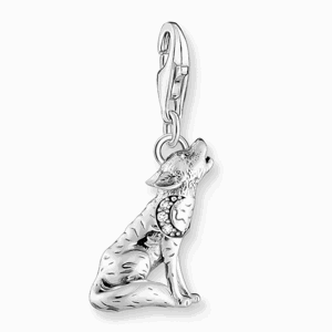 THOMAS SABO strieborný prívesok charm Wolf 2054-643-21