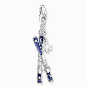 THOMAS SABO strieborný prívesok charm Crossed ski 2059-041-32