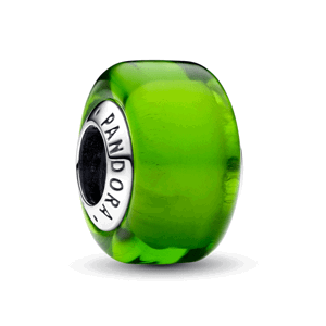 PANDORA korálka Zelené mini muránske sklo 793106C00