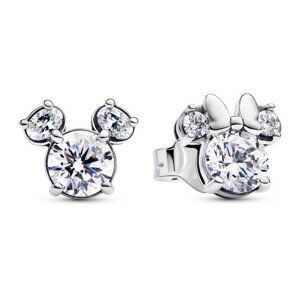 PANDORA Disney náušnice Mickey & Minnie 293219C01